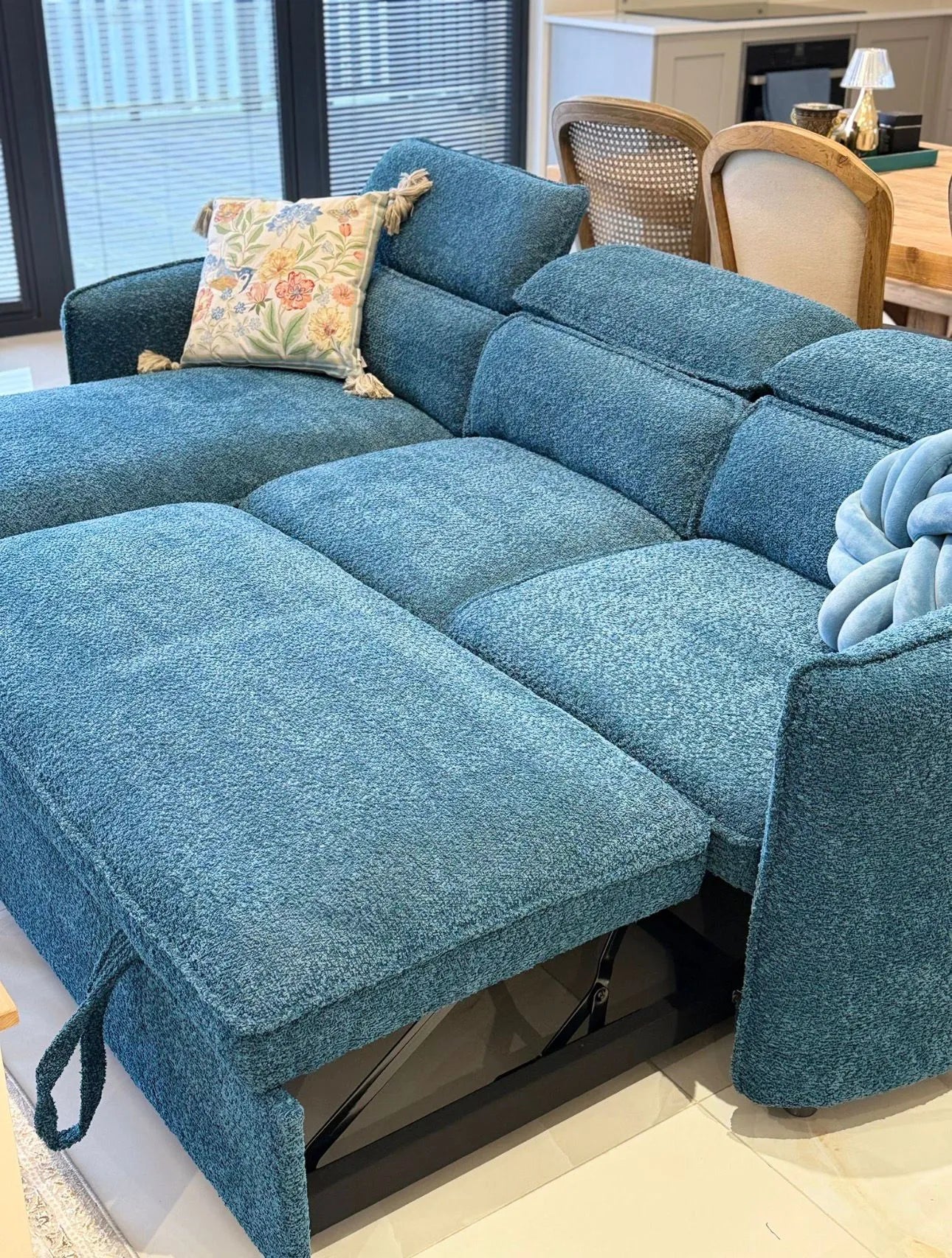 Malibu Luxury Fabric U-Shape Sectional Corner Sofa