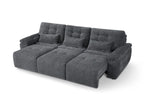 Dallas Large 3-Seater Electric Cinema Sofa Bed in Soft-Touch Fabric