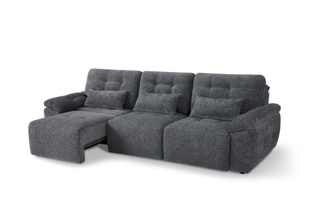 Dallas Large 3-Seater Electric Cinema Sofa Bed in Soft-Touch Fabric