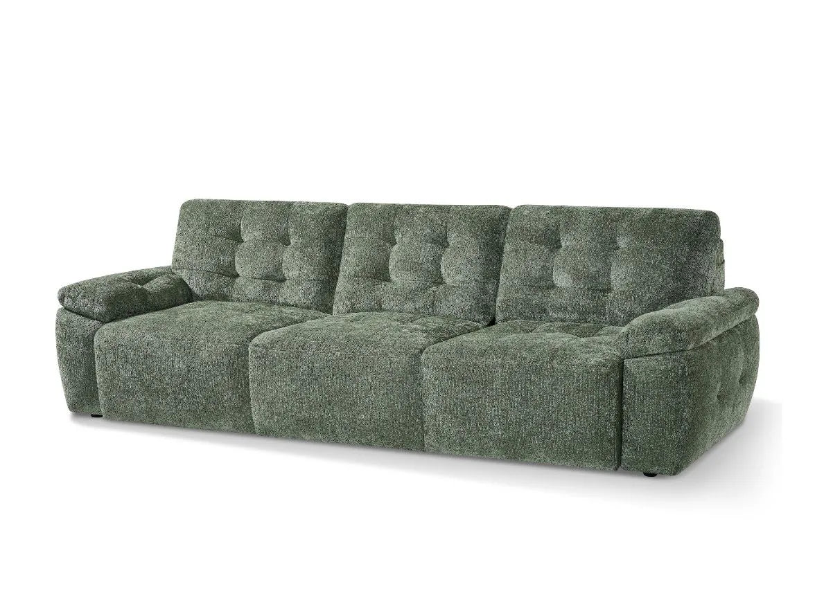 Dallas Large 3-Seater Electric Cinema Sofa Bed in Soft-Touch Fabric