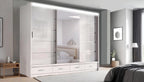 Florence Premium Sliding Mirror Wardrobe