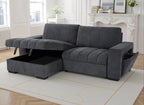 Franklin Universal Sleeper Sofa Bed with Storage & USB Charging
