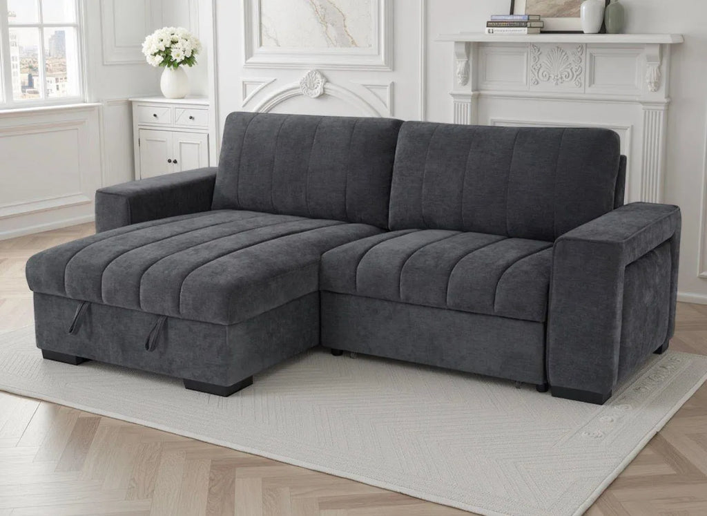 Franklin Universal Sleeper Sofa Bed with Storage & USB Charging
