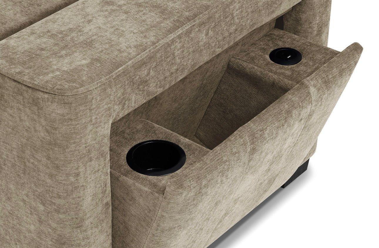 Franklin Universal Sleeper Sofa Bed with Storage & USB Charging