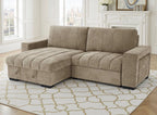 Franklin Universal Sleeper Sofa Bed with Storage & USB Charging