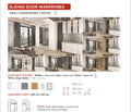Molli Premium Sliding Mirror Wardrobe Range with High-Gloss Curved Wave Panel Design