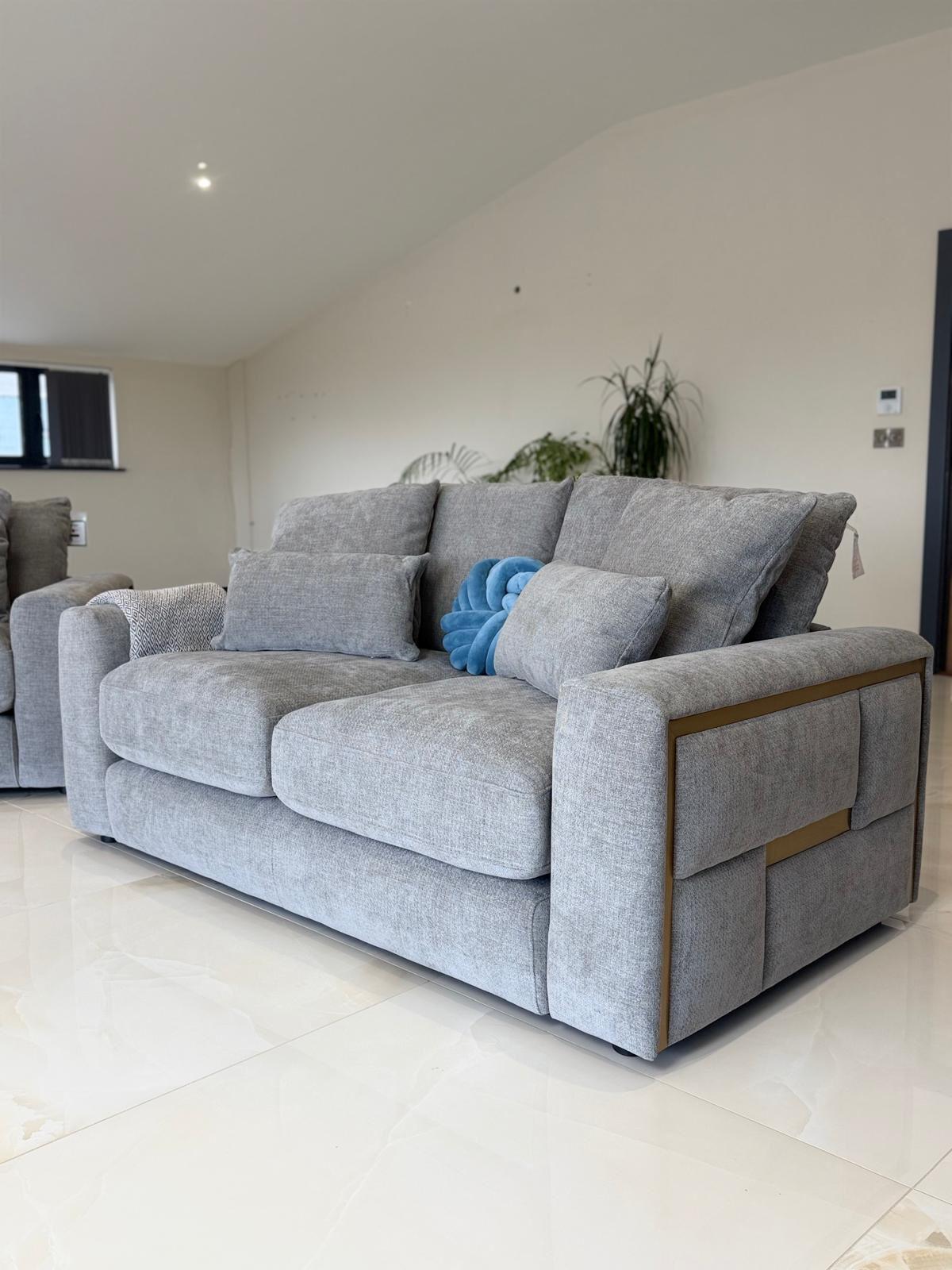 Monterey 3+2 Fabric Sofa Set with Accent Cushions