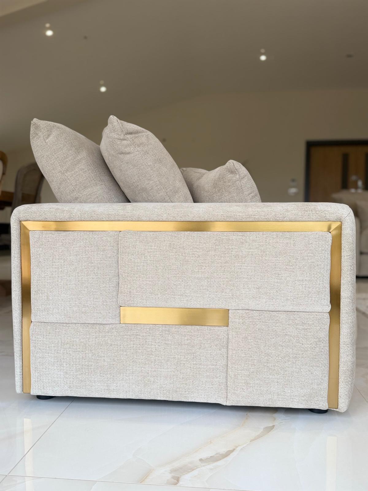 Monterey 3+2 Fabric Sofa Set with Accent Cushions