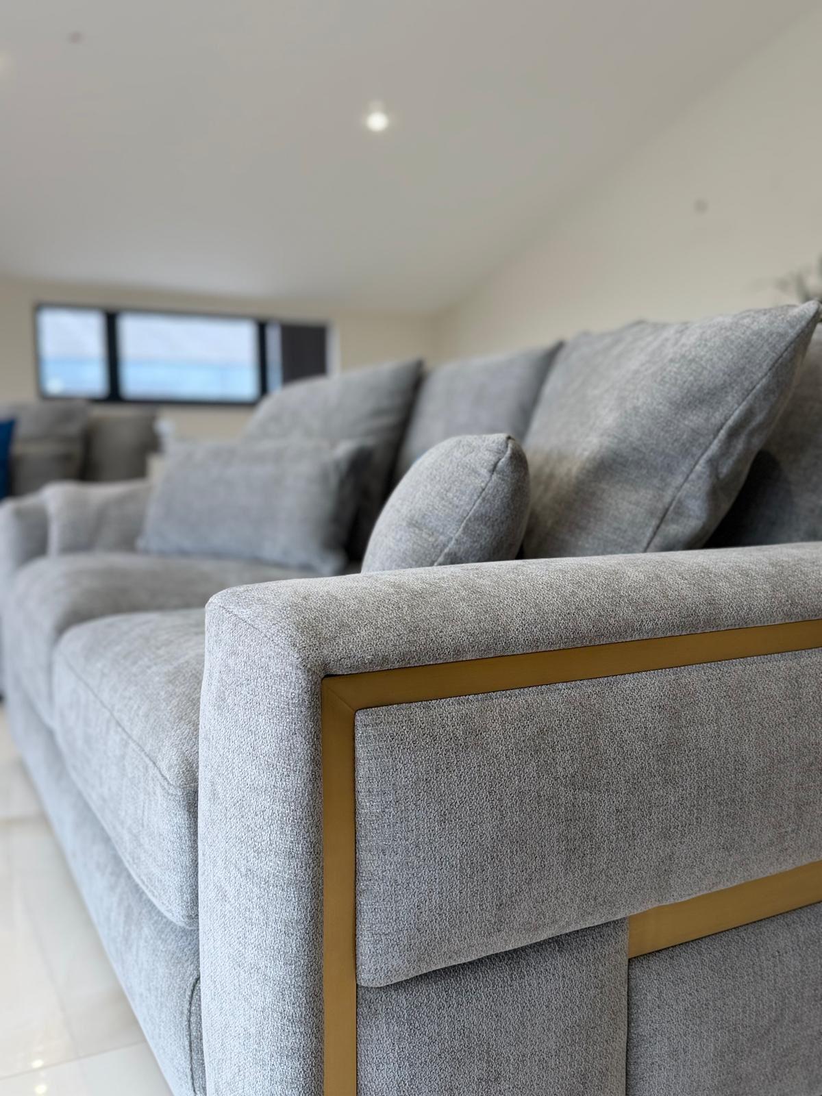 Monterey 3+2 Fabric Sofa Set with Accent Cushions