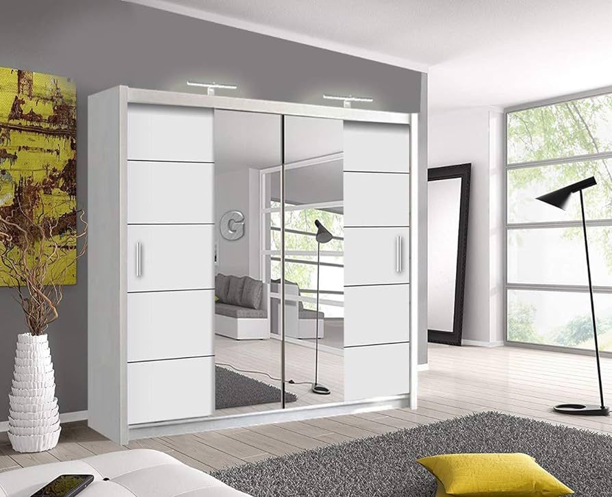 Oslo Premium Sliding Mirror Wardrobe