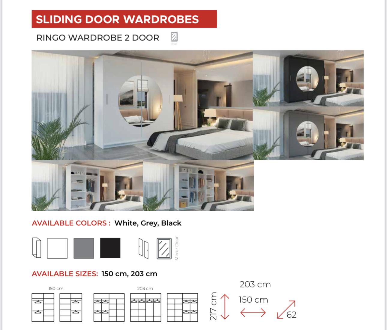 Ringo Premium Sliding Wardrobe
