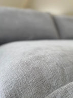 Santa Barbara Large 3-Seater Fabric Sofa with Matching Footstool