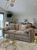 Solaya Luxury Chenille Fabric Sofa Range | 3-Seater, 2-Seater, Armchair & Footstool