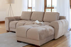 Miami Universal Fabric Corner Sofa Bed