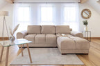 Miami Universal Fabric Corner Sofa Bed
