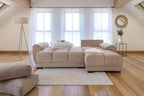 Miami Universal Fabric Corner Sofa Bed