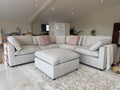 Santorini Large Corner & Footstool