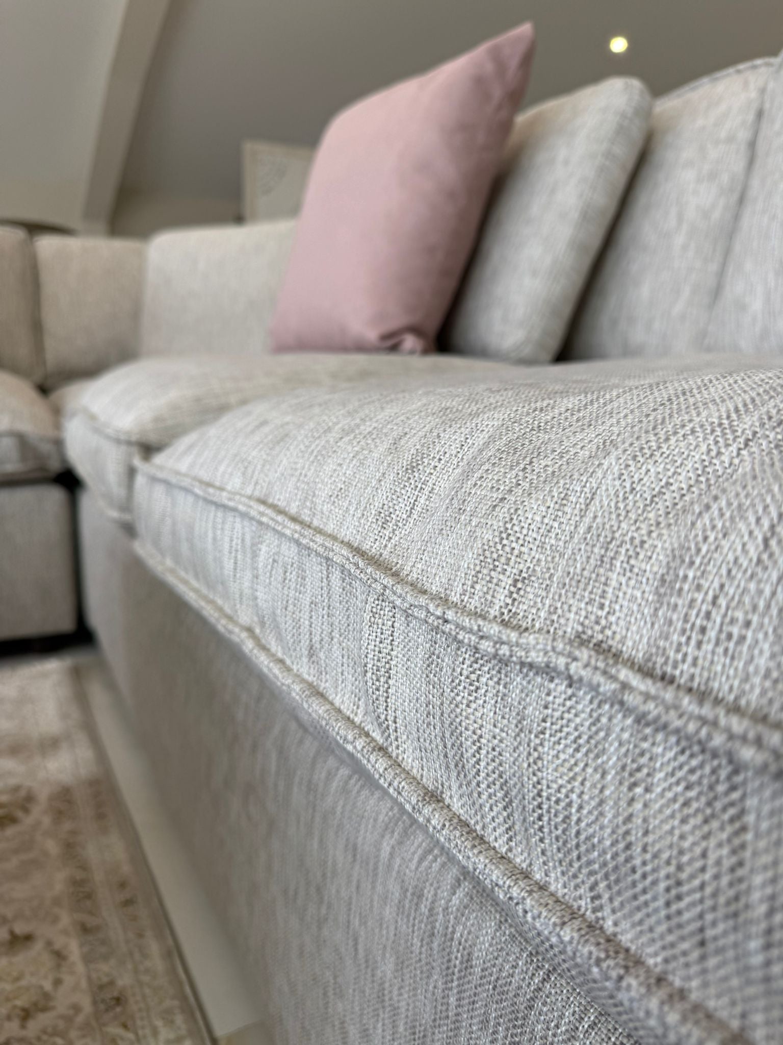 Santorini Large Corner & Footstool