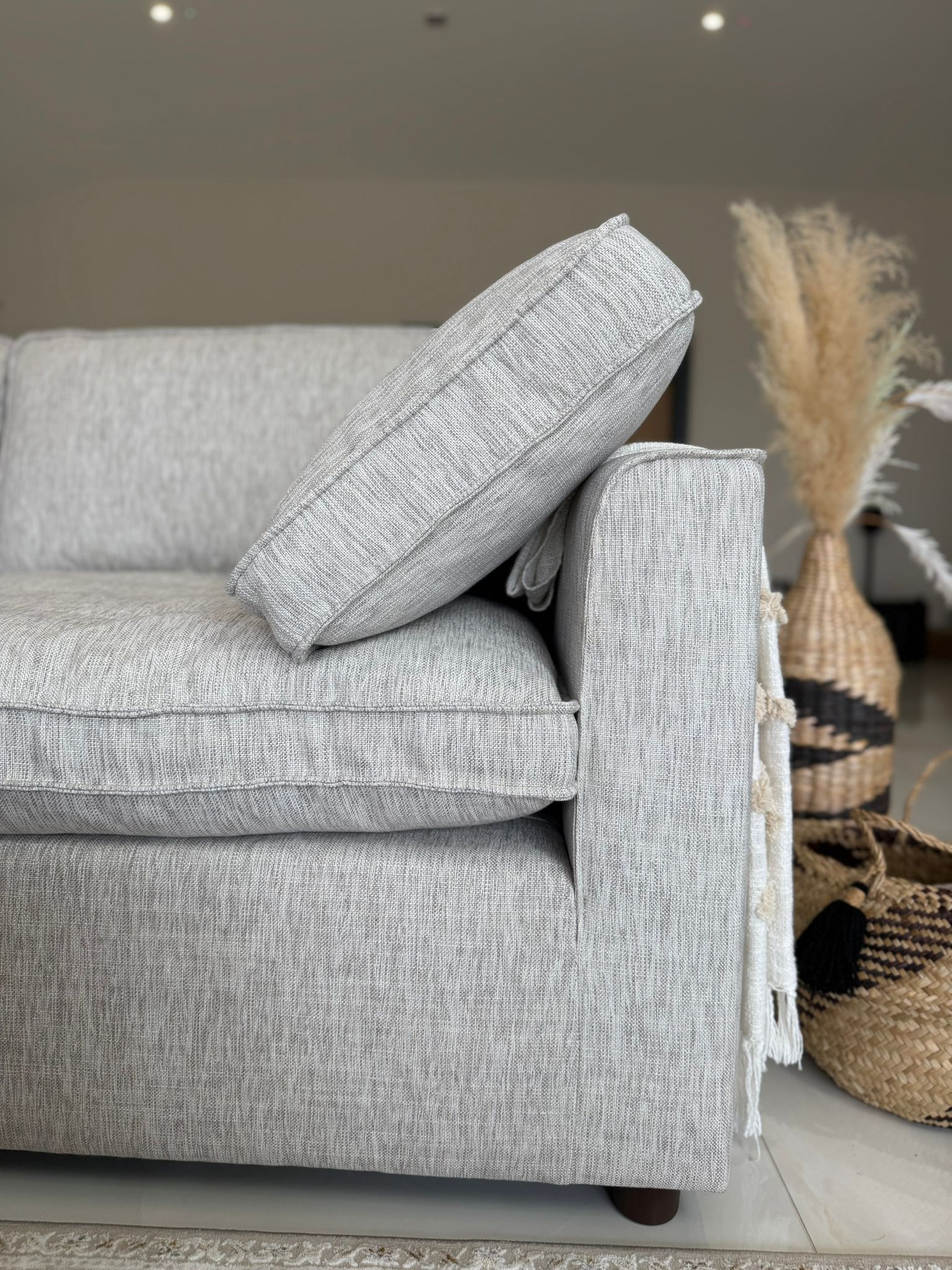 Santorini Large Corner & Footstool