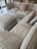 Santorini Large Corner & Footstool