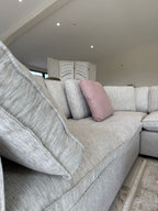 Santorini Large Corner & Footstool