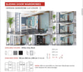 German Premium Sliding Mirror Wardrobe Range with Tri-Panel Minimalist Design